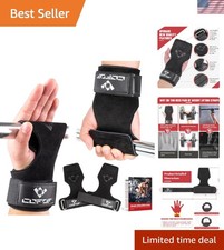 Weight Lifting Wrist Strap, Double Layer Leather Wrist Strap for Deadlift and...