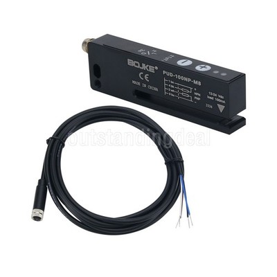 BOJKE PUD-100NP-M8 Universal Label Sensor for Labeling Counting Positioning ot25