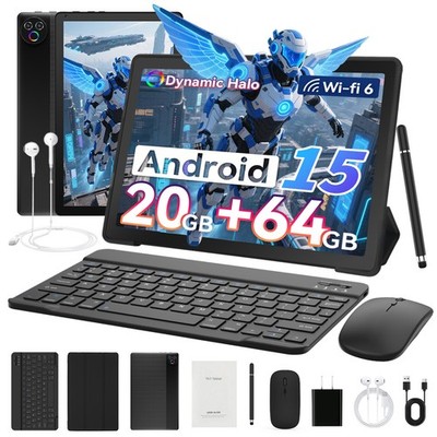 2026 New Tablet 10.1'' Android 15 Tablet 20GB+64GB Octa Core 1280×800 HD IPS WIFI