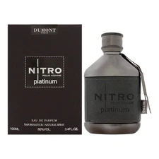 Dumont Paris Nitro Platinum Eau de Parfum 3.4 oz / 100 ml Spray For Men