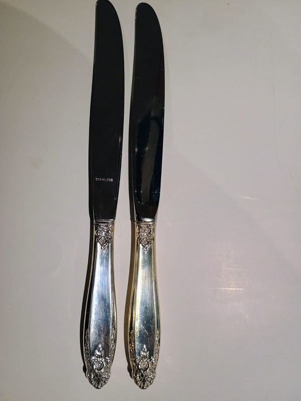 Prelude By International Silver Sterling Silver Hollow Handle Dinner Knives