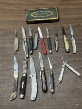 Lot Of 16 Pieces. Pocketknives,multi-tool,Stone.    Buck,Stag,Sabre,imperial Etc