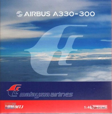 PHX04357 1:400 Phoenix Model Malaysia Airlines Airbus A330-300 Reg #9M-MTJ