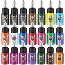 21 Colors Tattoo Ink Set 1/2 oz 15ml TI203-15-21