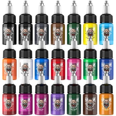 21 Colors Tattoo Ink Set 1/2 oz 15ml TI203-15-21