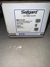 Safgard 550SV 45-551 Low Water Cut Off 120v Manual Reset & Test