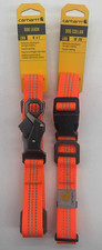 2PC Carhart Dog Leash  Collar SET  LARGE  ORANGE  FAST SHIPPING  NEW