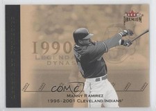 2002 Fleer Premium Legendary Dynasties Gold 229/300 Manny Ramirez #32LD a5h