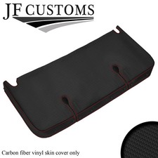 RED STITCH REAR BOOT LID CARBON VINYL COVER FITS CATERHAM SEVEN S3 CUSTOM NEW