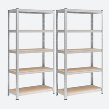 COPPIA SCAFFALE IN METALLO 180x90x40 cm CAR. PESANTI 875 KG - 175 KG PER RIPIANO