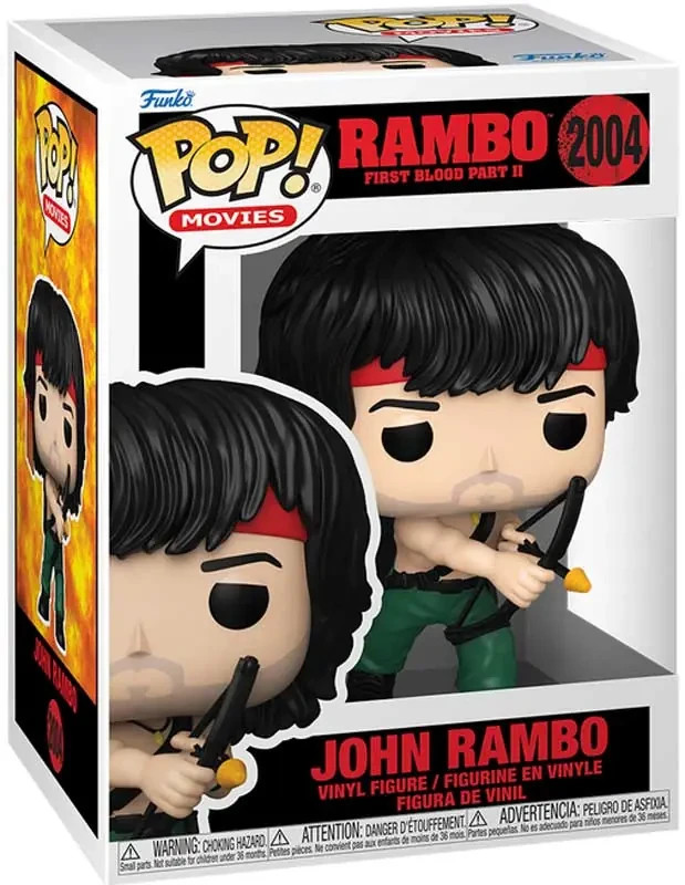 FUNKO POP MOVIES: RAMBO S2 - JOHN RAMBO WITH BOW #2004