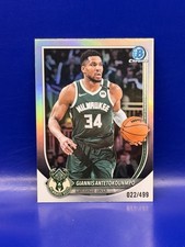2025-26 Bowman Chrome Variation Refractor Giannis Antetokounmpo 22/499 #BCV-80