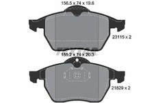 FRONT BRAKE PAD SET DISC BRAKE FITS: OPEL VAUXHALL CALIBRA A 2.0 I TURBO 4X4