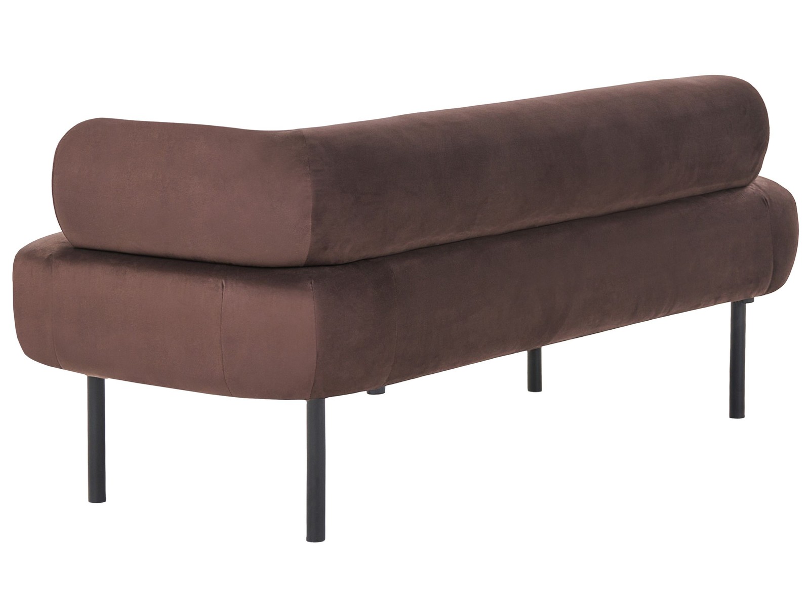 Chaise longue in velluto con bracciolo destro foto 5