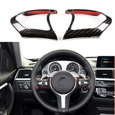 f�r BMW M3 M4 M5 X5 Kohlefaser-Lenkradrahmen-Knopfabdeckungs-Verkleidung