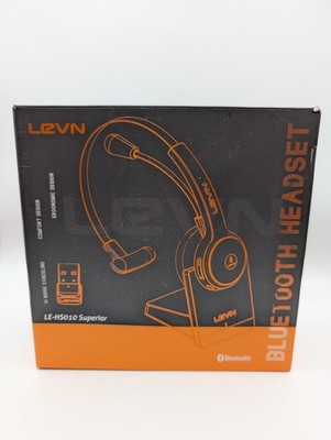 LEVN Bluetooth 5.0 Headset Wireless Headset with Microphone AI Noise Cancel
