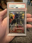 Pokémon TCG 2016 Umbreon EX 119/124 XY Fates Collide Full Art Card • PSA 8 NM-MT