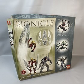 New Lego Bionicle Metru Nui Toa Lhikan & Kikanalo 8811-  Security Seal Intact