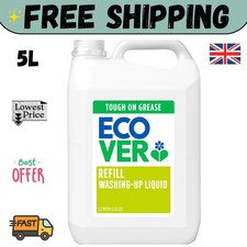 Ecover Washing Up Liquid Refill, Lemon & Aloe Vera, 5L 3.34 per litre