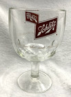 Vintage Schlitz Thumbprint Heavy Glass Goblet - Beer That Made Milwaukee Famous