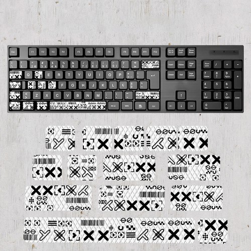 Anti-Slip Mechanical Keyboards Keycap Sticker For Universal Keyboards Gamer _fe - Zdjęcie 12 z 24