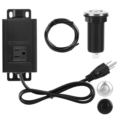 PAHTTO UL Listed Air Switch Kit for Garbage Disposal 3.58” Extra Long Air Button