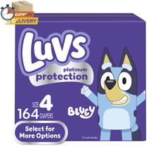 Platinum Protection Baby Diapers Size 4, 164 Count     