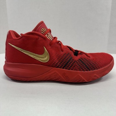 Nike Kyrie Flytrap 2 University Red Gold Basketball Shoes AA7071-600 Men's 10.5
