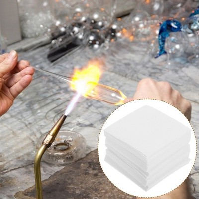 50 PCS Microwave Kiln Insulation Pad Ceramic Fiber Sealing Gasket