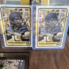 ONYX VINTAGE COLLEGE FOOTBALL BRYCE UNDERWOOD 2023 UNIVERSITY OF MICHIGAN LOT