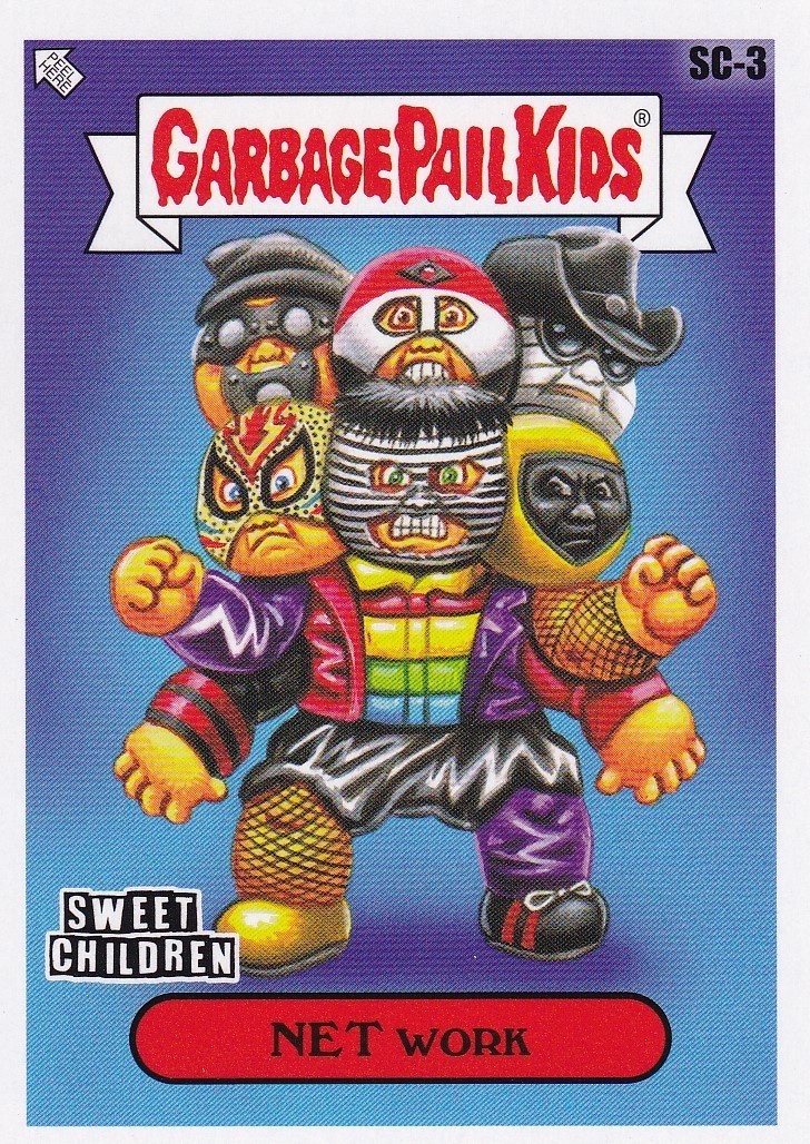 NET WORK TOPPS GARBAGE PAIL KIDS GREEN DAY BATTLE BANDS SWEET CHILDREN #SC-3