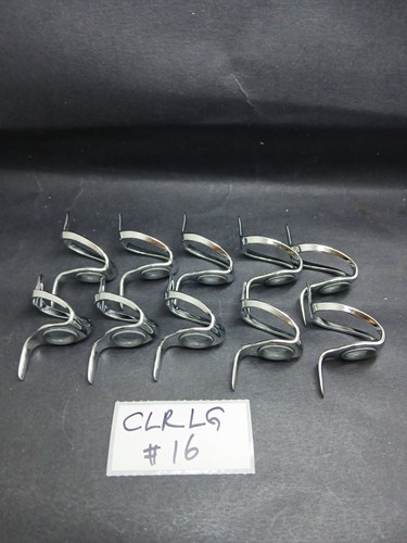 (Discount Close Out) 10pc Fuji Silver Chrome CLRLG LR Fishing Rod Guide - 第 10/16 張圖片