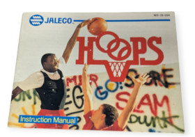 Vintage Nintendo NES Jaleco Hoops Empty Game Box & Instruction Manual