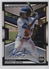 2023 Panini Elite Extra Edition Signatures Kendall George #68 Auto 09an