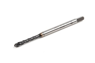 Haas M3x0.5 M HSS-E Spiral Flute Tap, 3.5mm Shank x 6mm Thread Length, 2.5XD