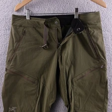 Arcteryx Palisade Pant Men's Olive Green Hiking Outdoor Cargo Pants Size 32x32