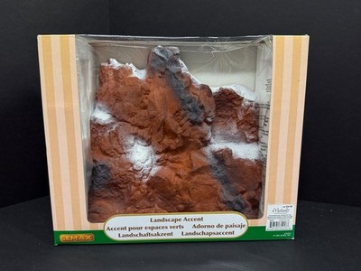 LEMAX Village Collection Landscape Small Mountain backdrop w/Trees 1998 (16)