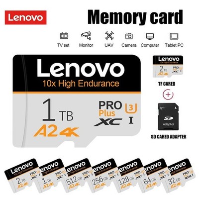 High Speed Memory For Micro SD Card 128GB 256GB 512 GB 1TB 2Tb TF Ultra Class 10