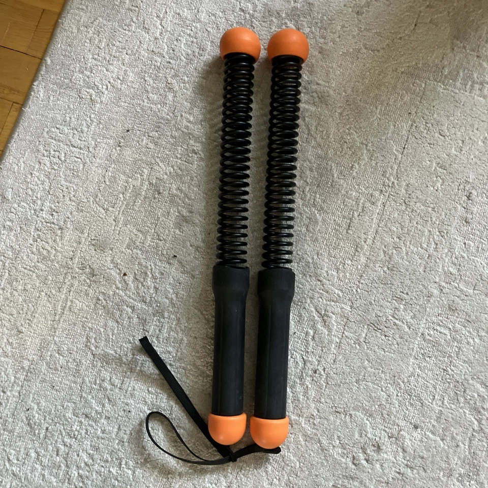 Cuerdas de batalla con peso inalámbricas: paquete de 2 cuerdas de batalla portátiles inalámbricas para HIIT Foto 3 de 3