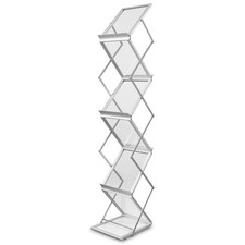 A4 PORTABLE FOLDING EXHIBITION BROCHURE STAND WITH CARRY BAG