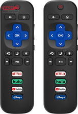 Pack of 2 Replacement Remote Control Only for Roku TV, Compatible for TCL Roku