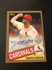2020 Topps 1985 Baseball Series 2 Gold /50 Dakota Hudson #85A-DH Auto