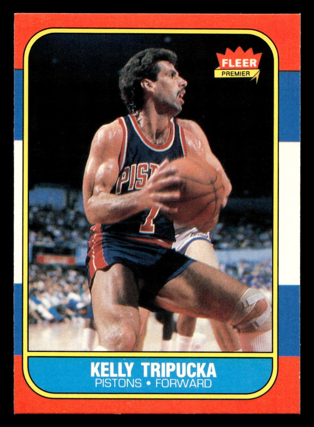 1986-87 Fleer #115 Kelly Tripucka Near Mint RC Rookie Pistons Basketball