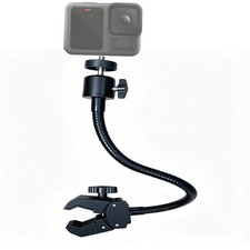 50cm Gooseneck Clamp Camera Mount with 1/4" Screw 360 Ball Head