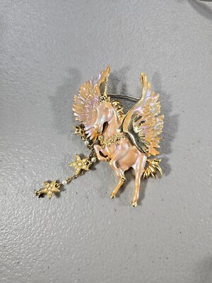 Vintage Rare Kirks Folly Cloud Walker Unicorn Brooch Pin | eBay