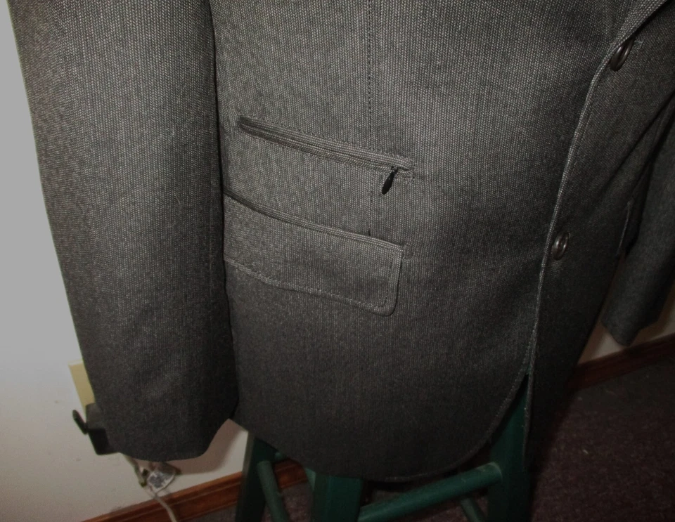 DANIEL HECHTER Brown Wool Blazer Suit Jacket Size 40R NWOT - Image 3 of 4