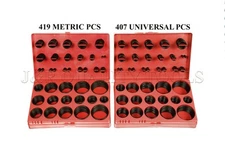 Universal O-Ring Master Set 826 PC  SAE & MM Seal Rubber Gasket Assortment