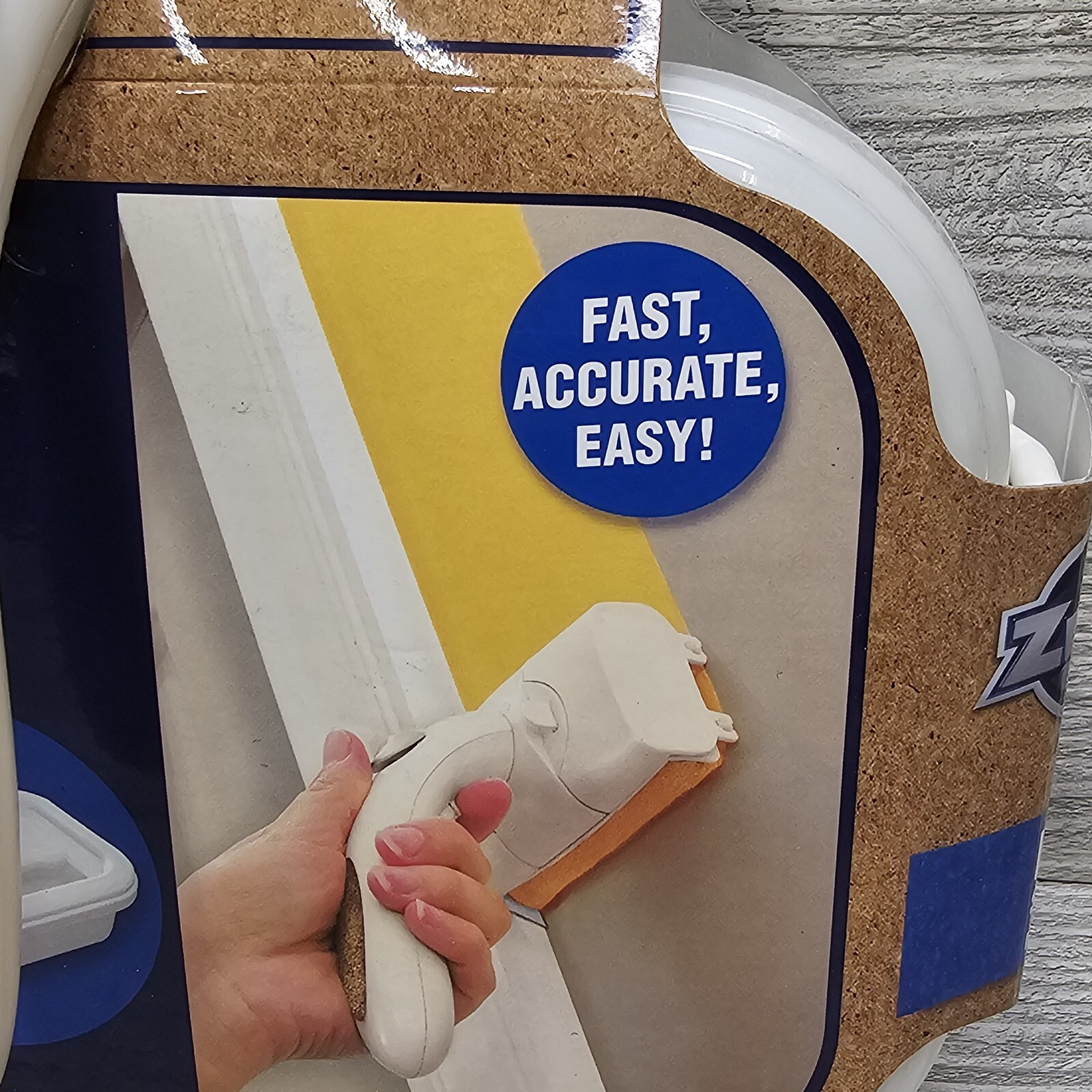 Zibra EdgeNRoll No Tape Tool Kit Paint System ETQEWTR Edge Roller