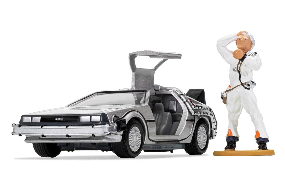 Corgi Back to the Future DeLorean & Doc Brown 1:36 Scale Die-Cast Car CC05503 - Image 2 of 3