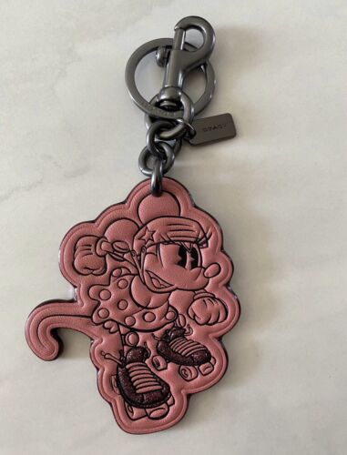 COACH X Disney Roller Skating Mickey Keychain Bag Charm - Picture 1 of 4
